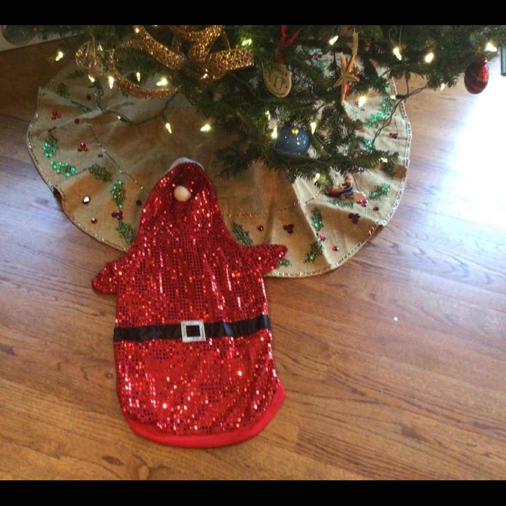 Mrs. Clause doggie dress